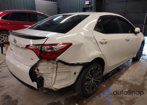 2015 Toyota Corolla Le из США, поврежденный, VIN 2T1BURHE7FC460000